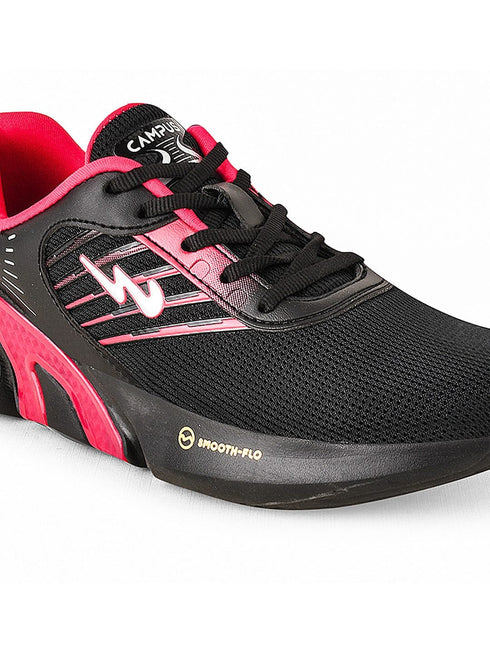 CAMP SUNSET Black Women's Sneakers